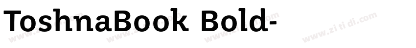 ToshnaBook Bold字体转换